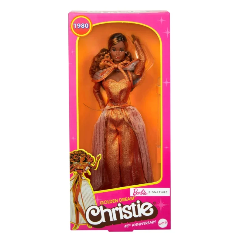 (PRÉ-VENDA) Barbie Golden Dream Christie Signature - Imagem 10