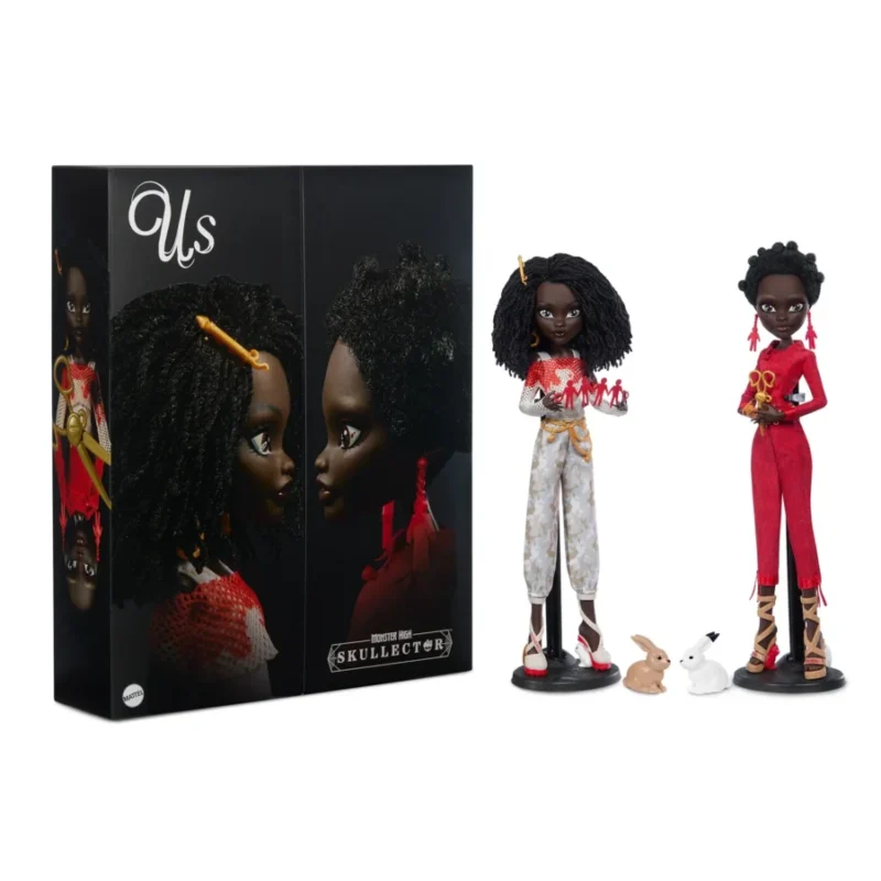 (PRÉ-VENDA) Monster High Skullector Us Dolls – Adelaide and Red 2-Pack