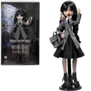 PRÉ-VENDA Wednesday x Monster High Wednesday in Nevermore Academy Uniform Wandinha com Uniforme