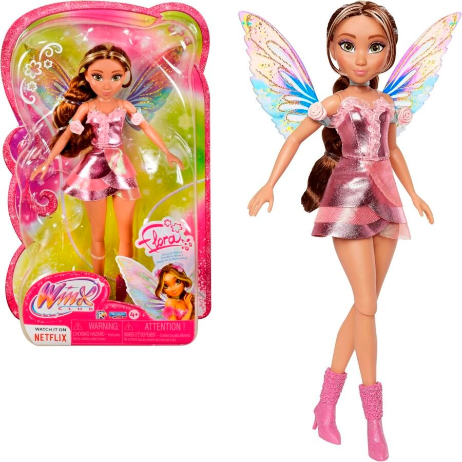 PRÉ-VENDA Winx Club Flora Fairy Doll – Playmates Toys