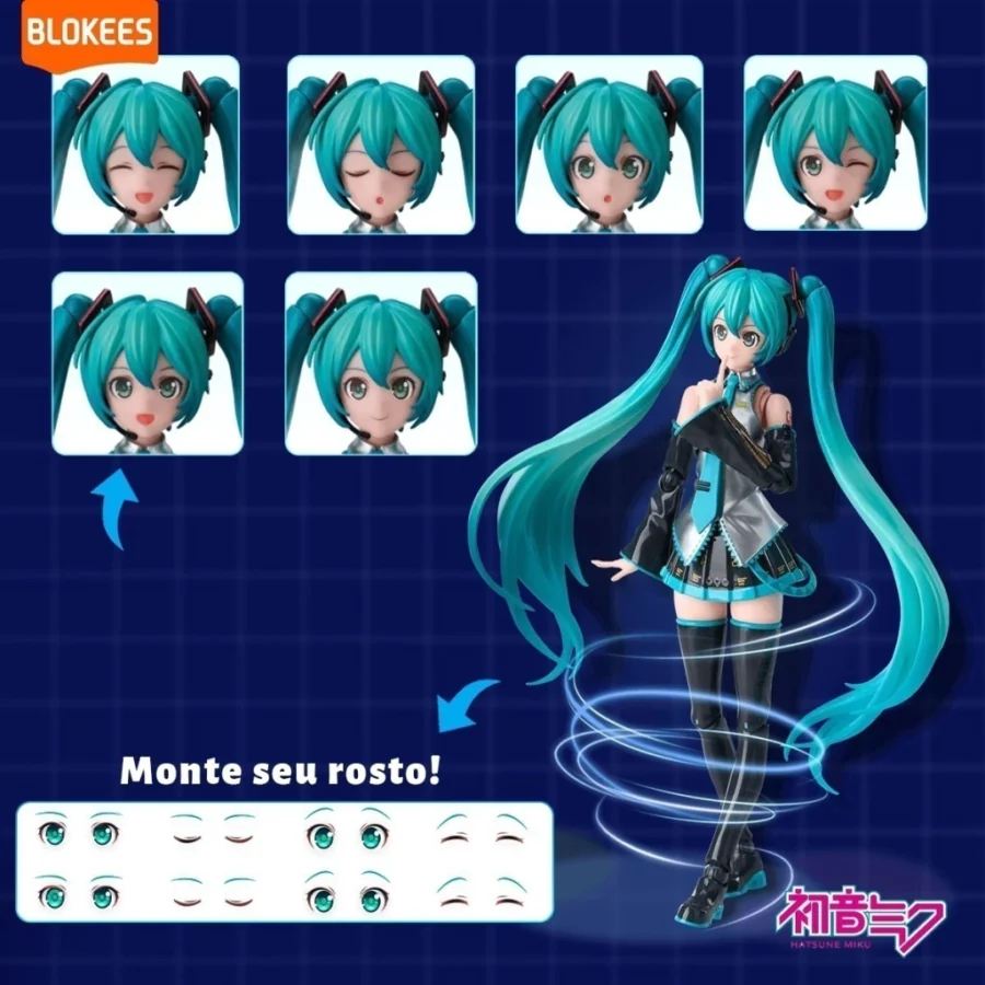 Hatsune Miku Official Outfit Fantastic Series Model Kit 17cm – BLOKEES - Imagem 2