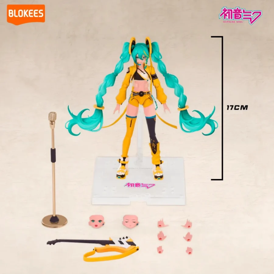 Hatsune Miku Vivid Echoes Fantastic Series Model Kit 17cm – BLOKEES - Imagem 3