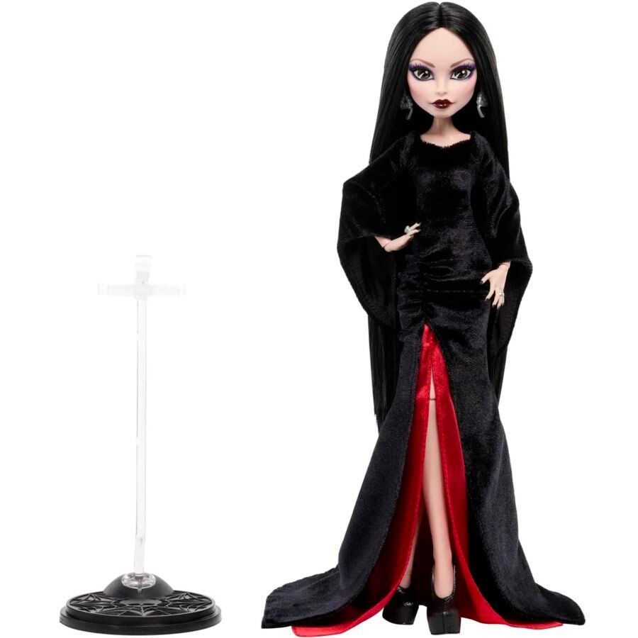 PRÉ-VENDA Monster High x Wednesday Mortícia Addams Skullector – Monster High - Imagem 3