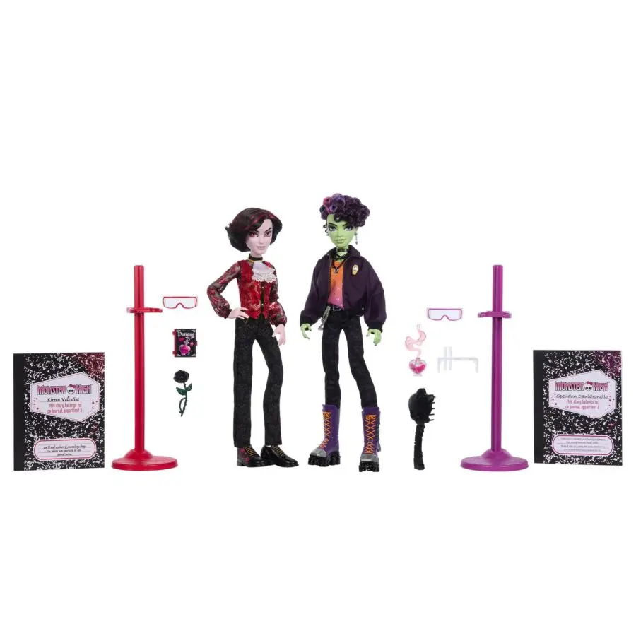PRÉ-VENDA Kieran Valentine and Spelldon Cauldronello 2-Pack – Monster High - Imagem 4