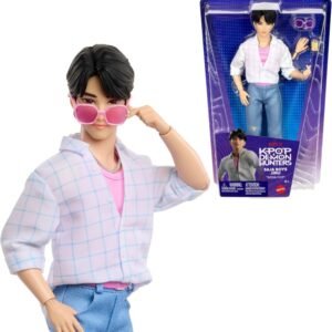 PRONTA ENTREGA Jinu Mattel Kpop Demon Hunters Saja Boys Boneco tipo Ken / Barbie