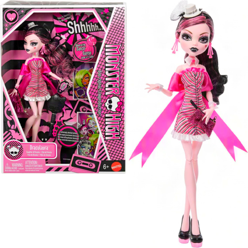 PRÉ-VENDA Draculaura Dawn Of The Dance Boo-Riginal Creeproduction – Monster High