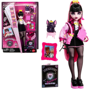 PRÉ-VENDA Draculaura Fearbook G3 2026 – Monster High G3
